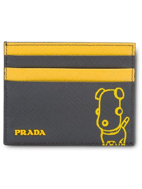 prada dog card holder.